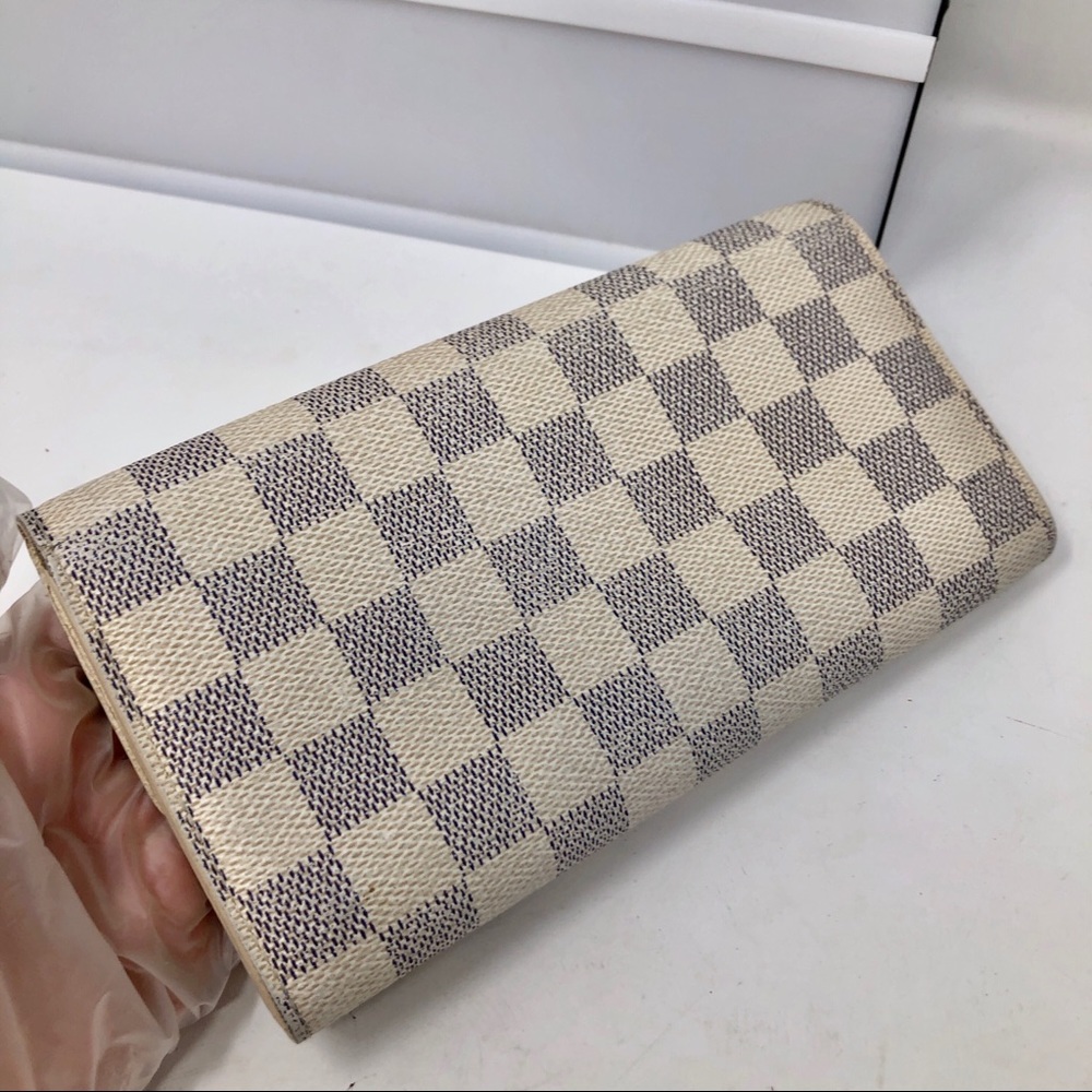 Louis Vuitton Sarah Damier Azur bifold Long wallet - Picture 3 of 16